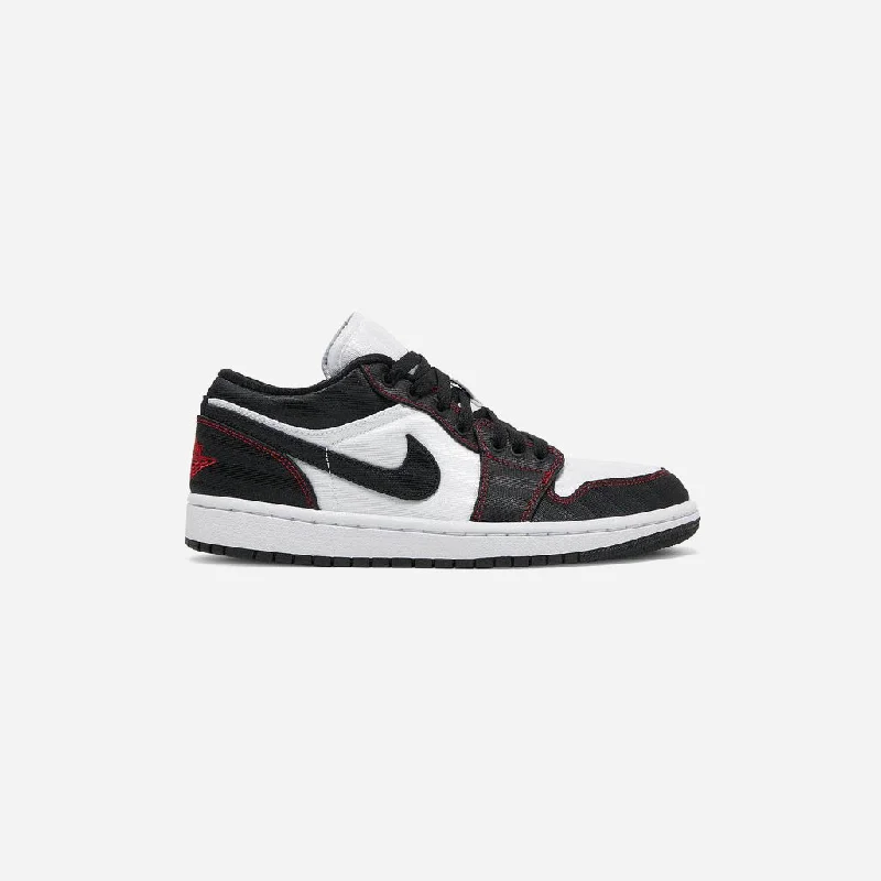 JORDAN 1 LOW SE UTILITY WHITE BLACK GYM RED (WOMEN'S)