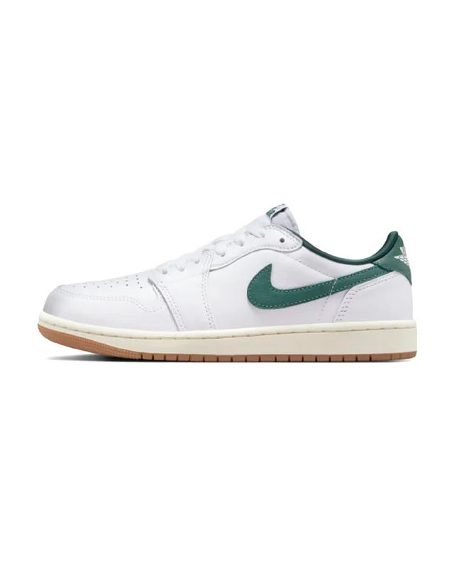 Womens Air Jordan 1 Retro Low OG - White / Oxidized Green / Sail