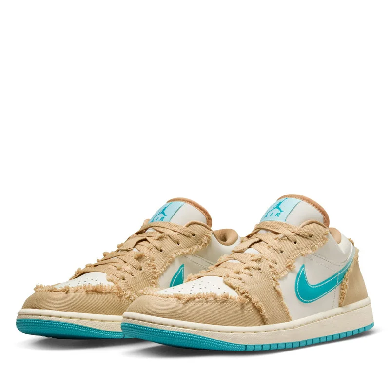 Women's Air Jordan 1 Low SE 'Wave' - Sesame/Dusty Cactus