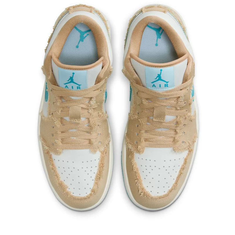 Women's Air Jordan 1 Low SE 'Wave' - Sesame/Dusty Cactus