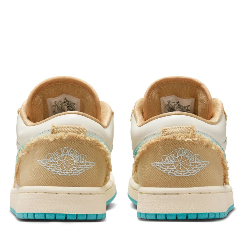 Women's Air Jordan 1 Low SE 'Wave' - Sesame/Dusty Cactus