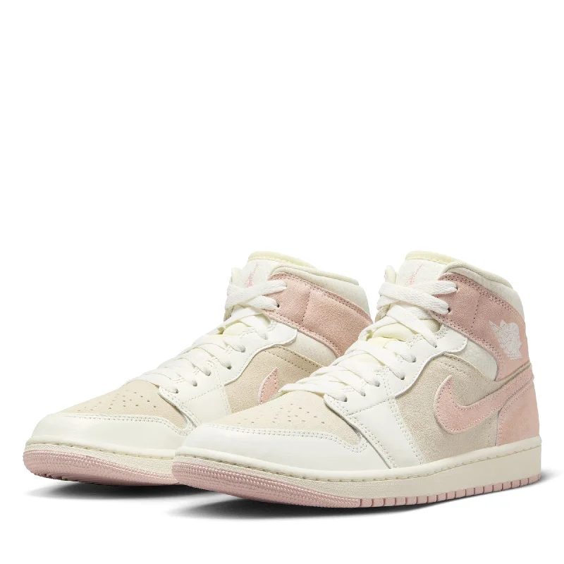 Women's Air Jordan 1 Mid SE - Coconut Milk/Legend Pink