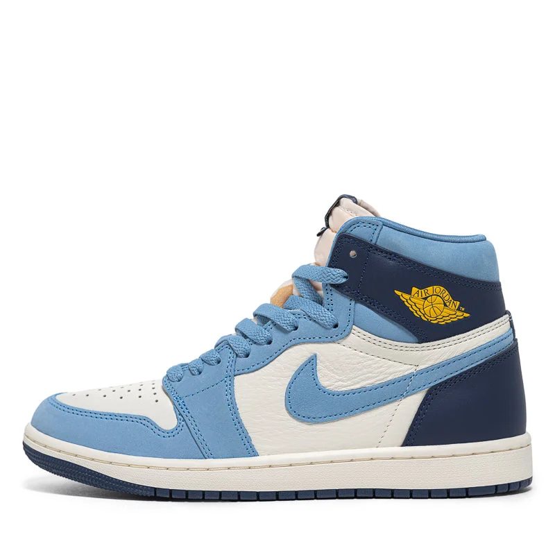 Women's Air Jordan 1 Retro High OG 'First In Flight' - University Blue/University Gold