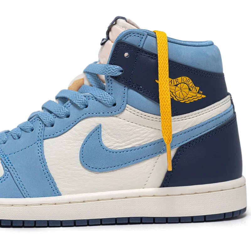 Women's Air Jordan 1 Retro High OG 'First In Flight' - University Blue/University Gold