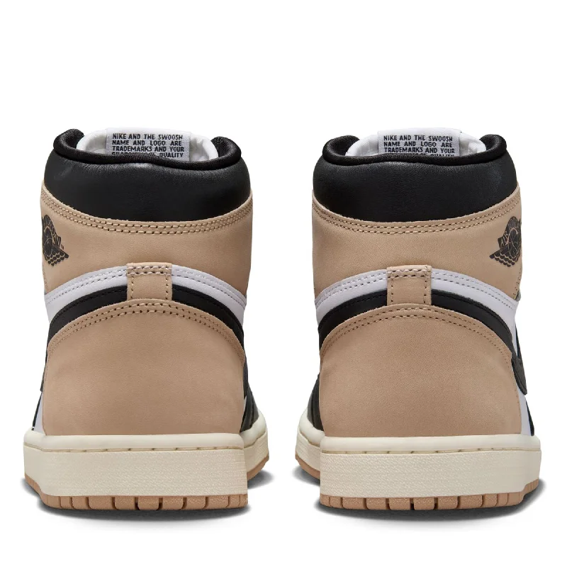 Women's Air Jordan 1 Retro High OG 'Latte' - Black/Legend Medium Brown