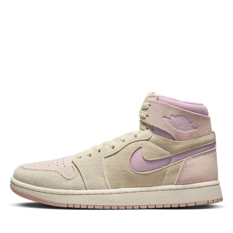 Women's Air Jordan 1 Zoom Air CMFT - Muslin/Plum Chalk