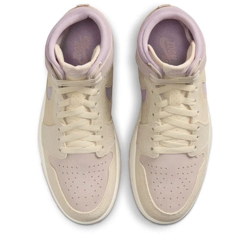 Women's Air Jordan 1 Zoom Air CMFT - Muslin/Plum Chalk