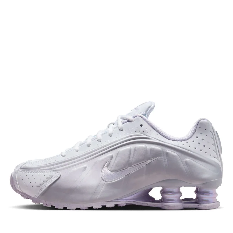 Women's Nike Shox R4 - White/Barely Grape