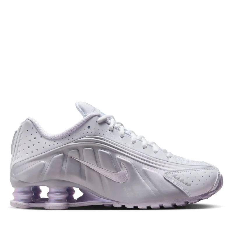 Women's Nike Shox R4 - White/Barely Grape