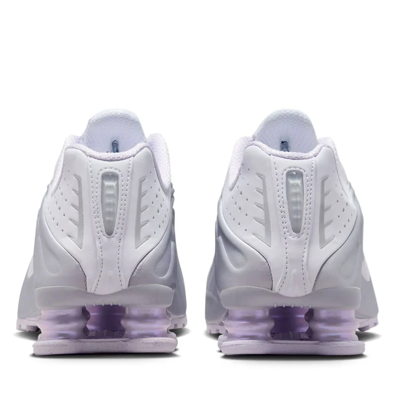 Women's Nike Shox R4 - White/Barely Grape