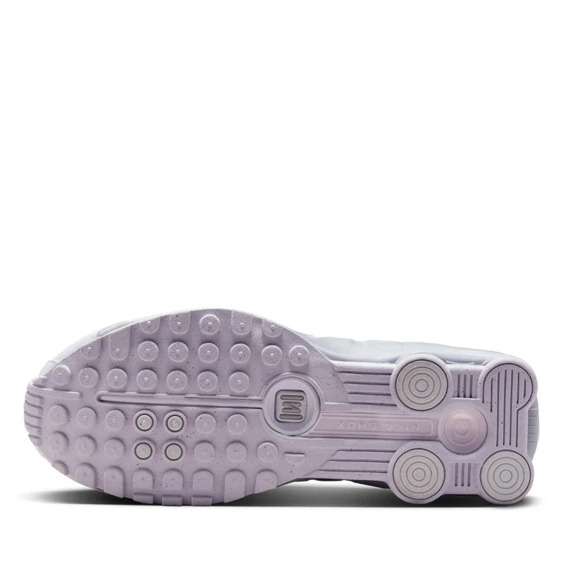 Women's Nike Shox R4 - White/Barely Grape