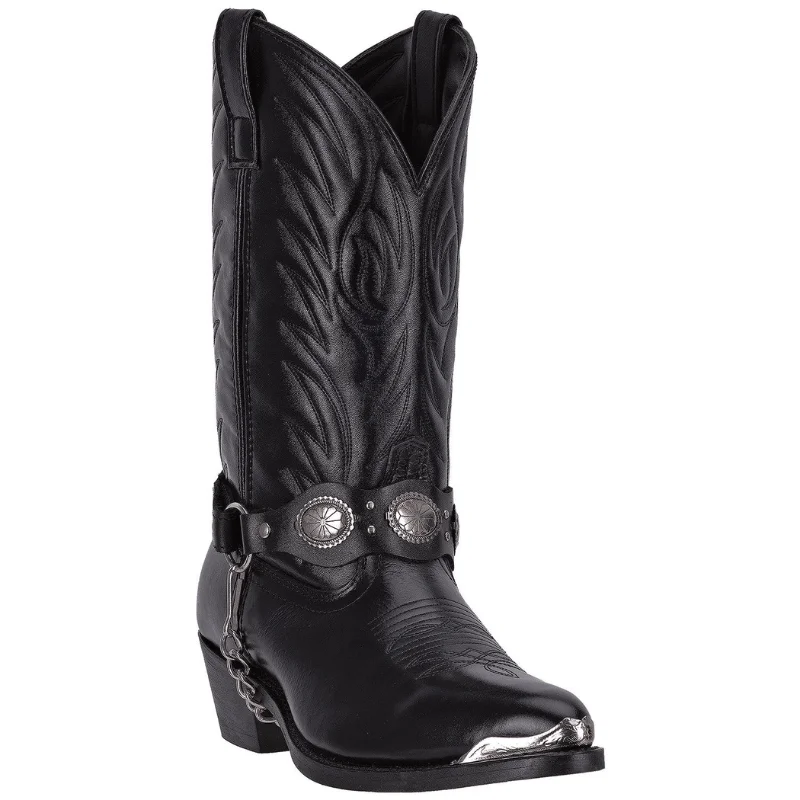 Laredo Men's Tallahassee Black J Toe Western Boots 6770