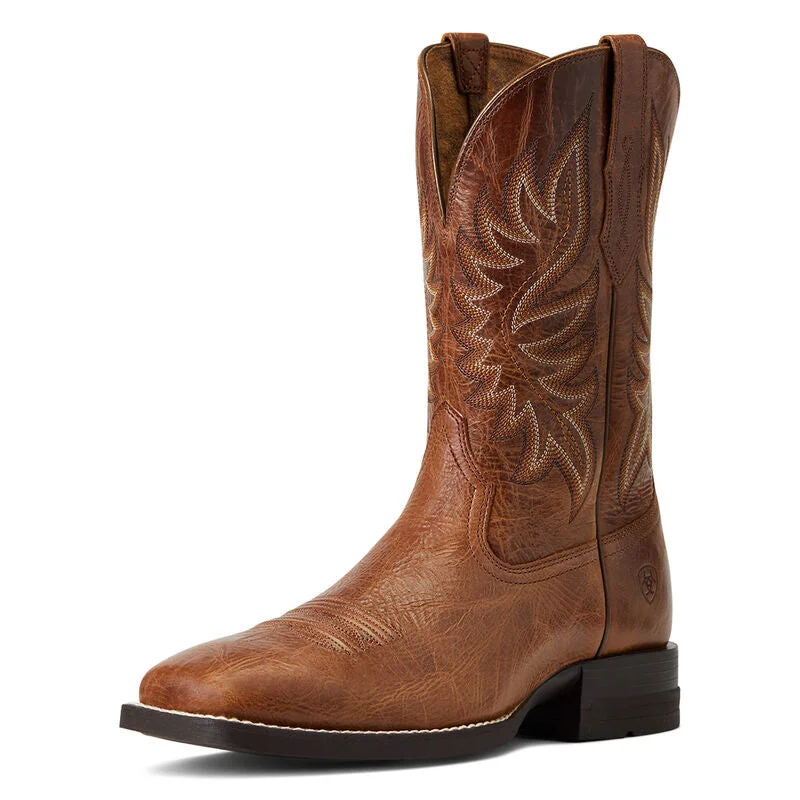 Ariat Men's Brander Western Boot Dark Tan 10040408