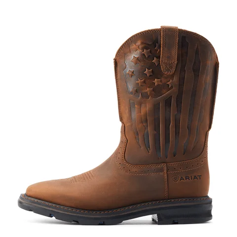 Ariat Men's Sierra Shock Shield Patriot Western Boots 10044505