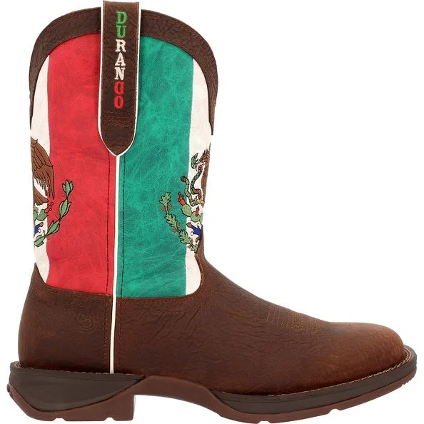 Men's Durango Rebel Mexico Flag Western Boot #DDB0430