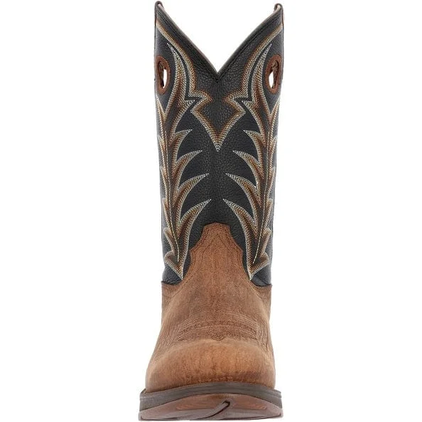 Durango Men's Rebel Oak Bark Midnight Round Toe Western Boots DDB0428