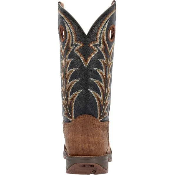 Durango Men's Rebel Oak Bark Midnight Round Toe Western Boots DDB0428