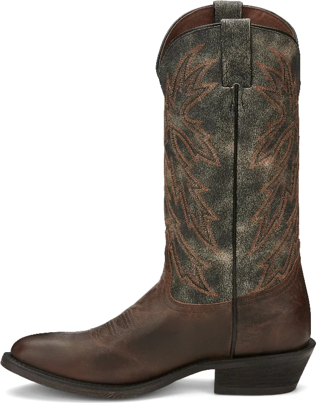 Nocona Men's Mitchell Antiqued Brown Round Toe Western Boots HR5575