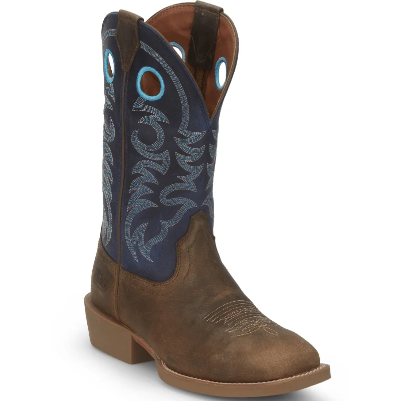 Justin Men's Muley Peanut Tan Western Boots SE7611