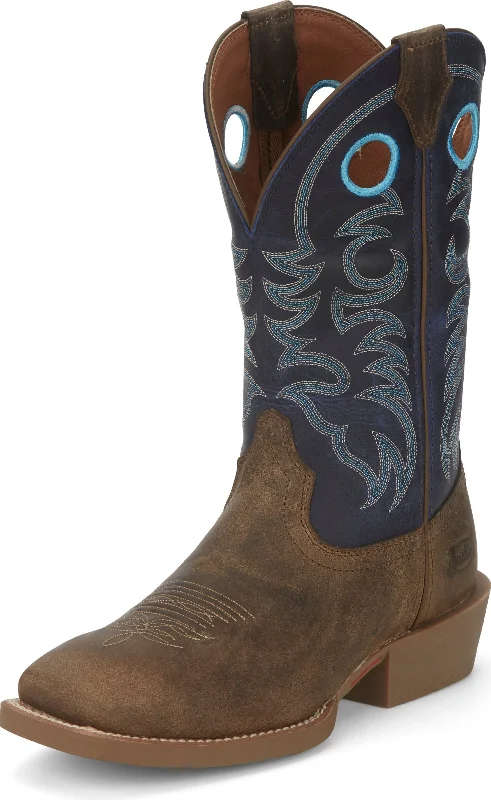 Justin Men's Muley Peanut Tan Western Boots SE7611