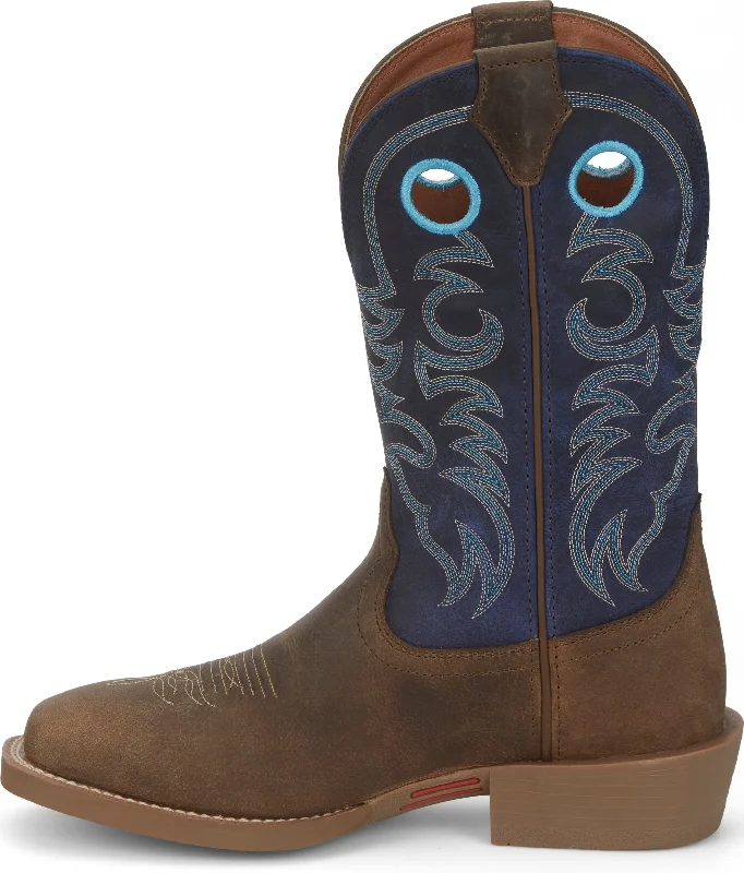 Justin Men's Muley Peanut Tan Western Boots SE7611