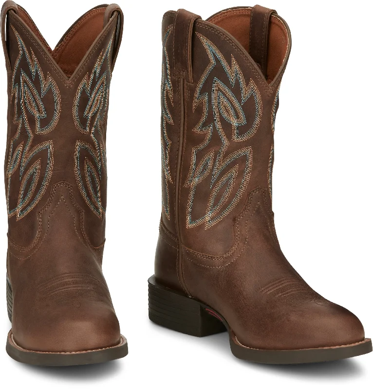 Justin Men's Rendon Pecan Western Boots SE7530