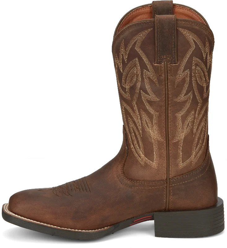 Justin Men's Stampede Canter Dusky Brown Western Boots SE7510