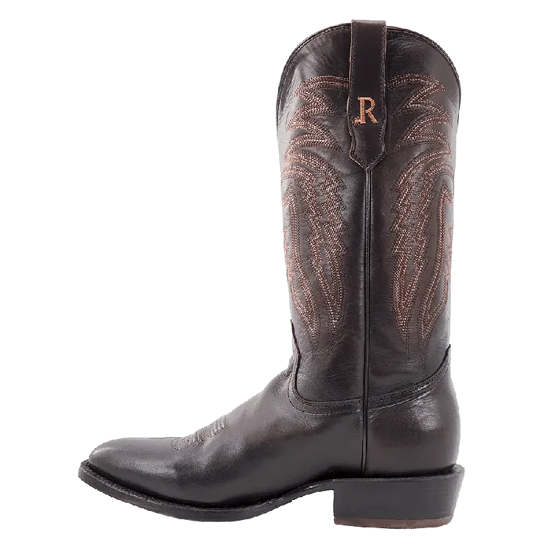 R. Watson Men's Chocolate Sinatra Cowhide Western Boots RW7009-3