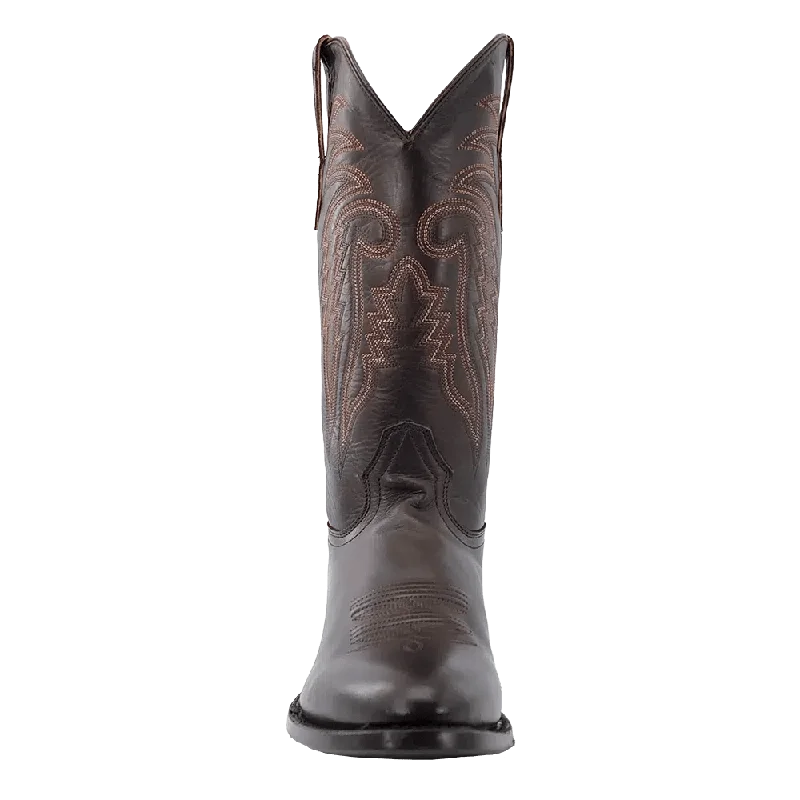 R. Watson Men's Chocolate Sinatra Cowhide Western Boots RW7009-3