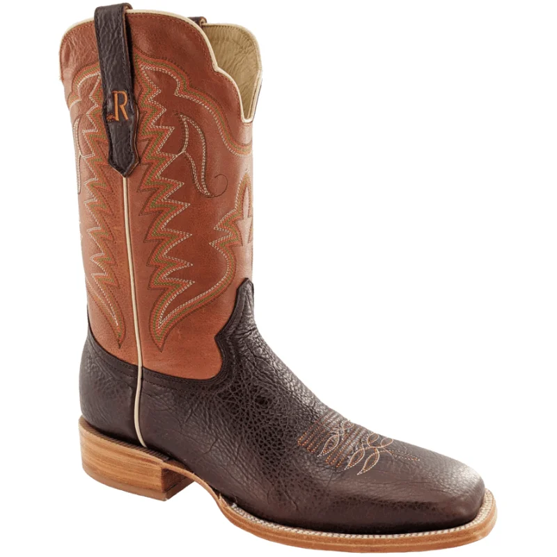 R. Watson Men's Walnut Cowhide/Cognac Sinatra Western Boots RW8020-2