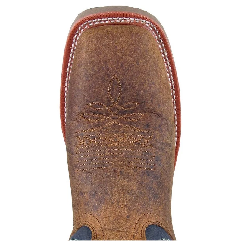 Smoky Mountain Men's Parker Brown/Navy Western Boots 4849