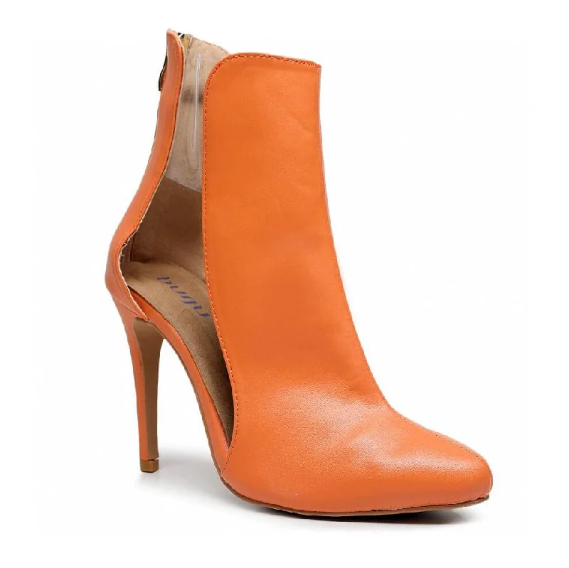 Thrive - Orange Vegan Leather - Street Sole