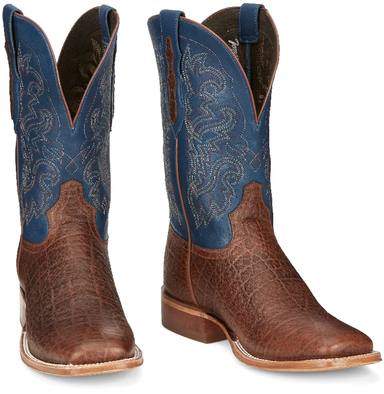 Tony Lama Men's 1911 Jinglebob Cognac Safari Brown Western Boots TL3020