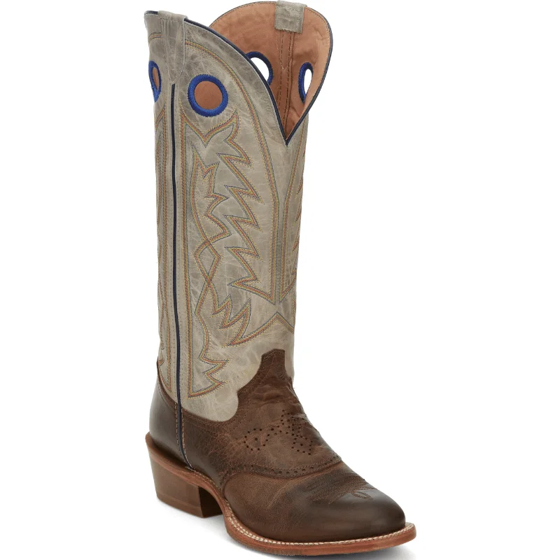 Tony Lama Men's Henley Buckaroo Stout Brown Western Boots SA2002