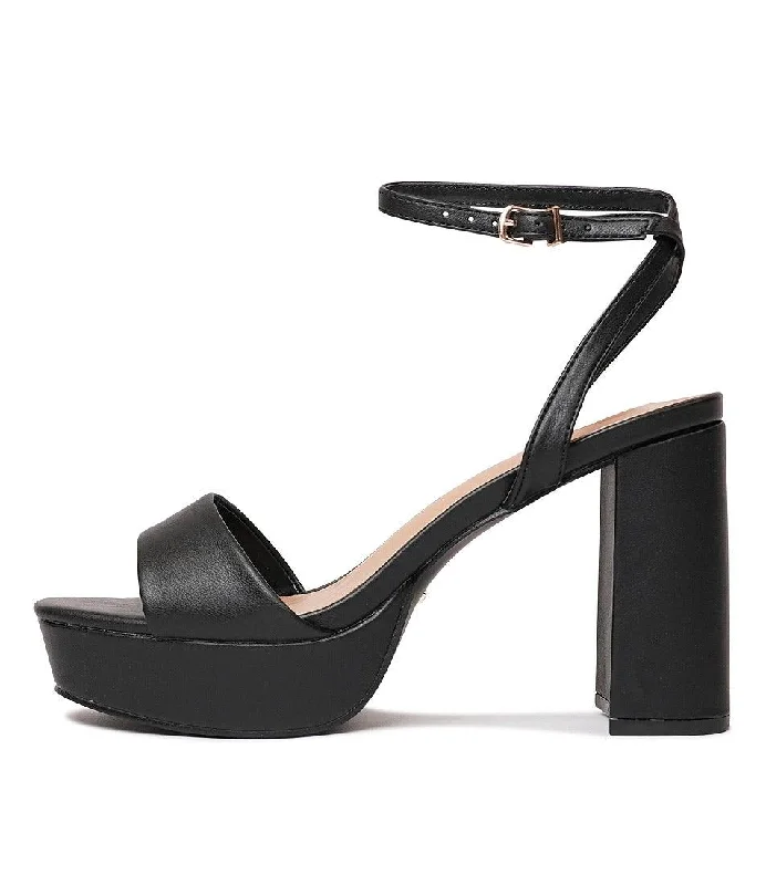 Zaina Black Heels