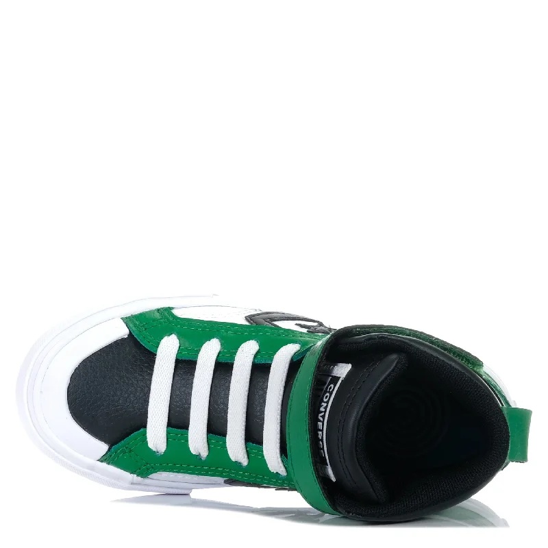 Converse Pro Blaze Strap Hi White/Green