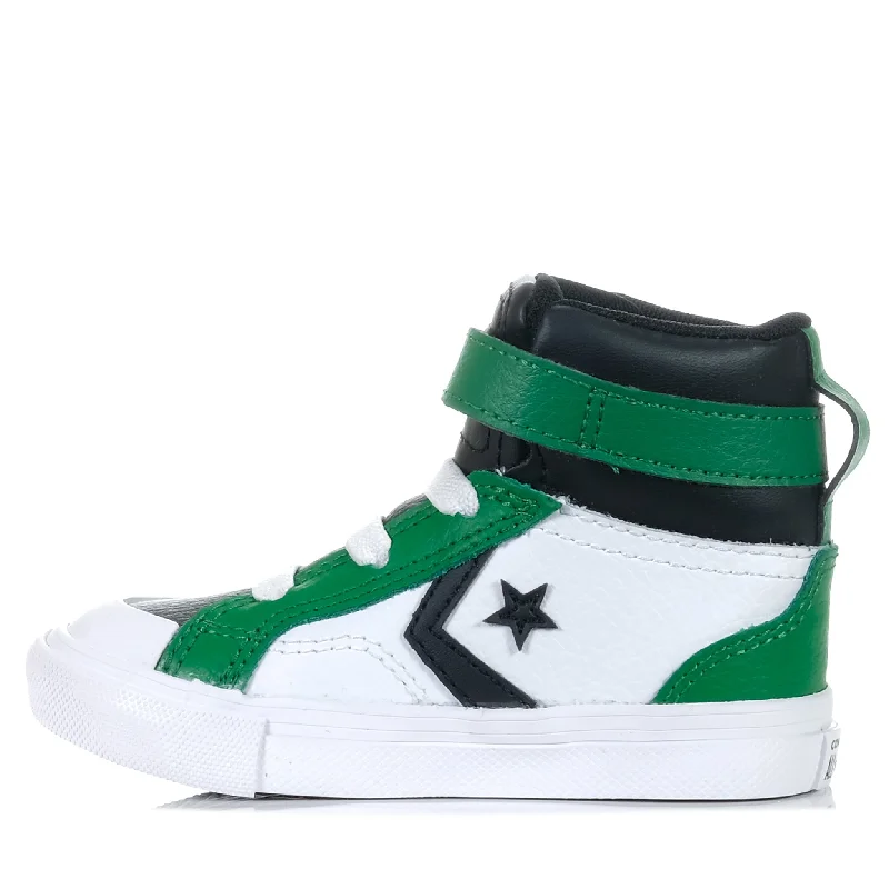 Converse Toddler Pro Blaze Strap Hi White/Green