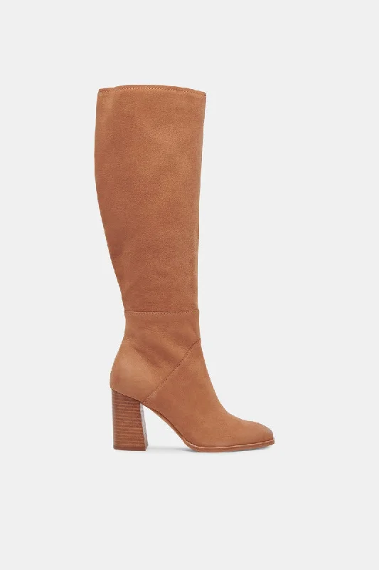 Dolce Vita Fynn Boots in Brown Nubuck