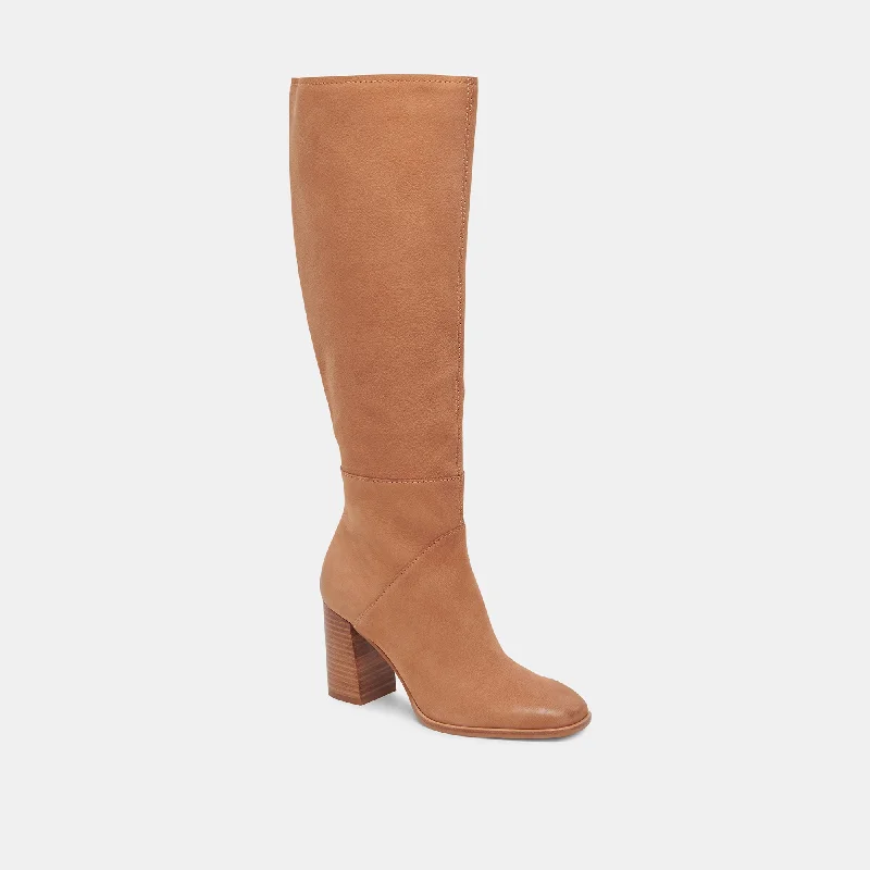 Dolce Vita Fynn Boots in Brown Nubuck