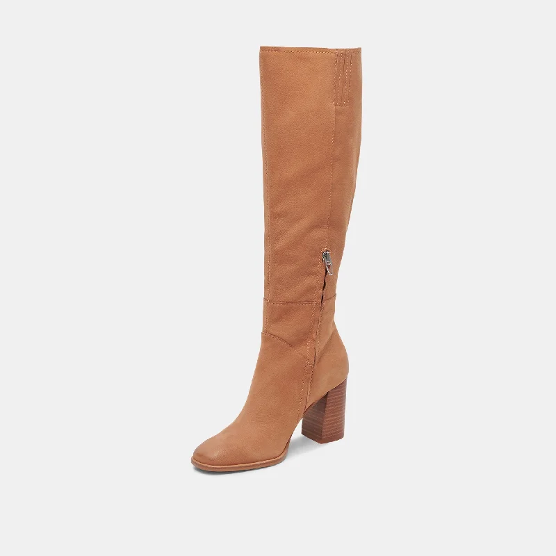 Dolce Vita Fynn Boots in Brown Nubuck