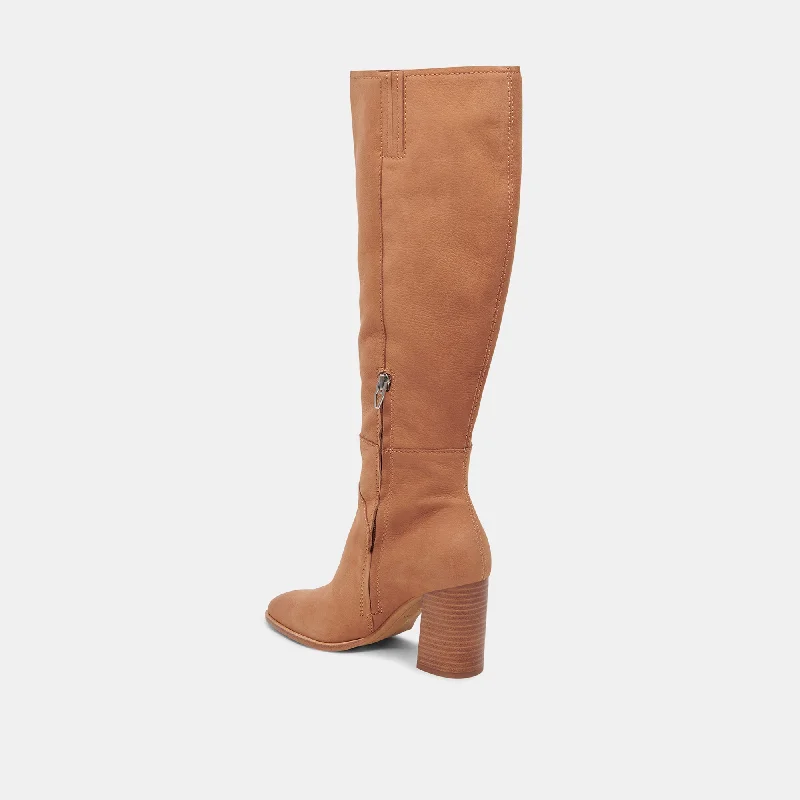 Dolce Vita Fynn Boots in Brown Nubuck