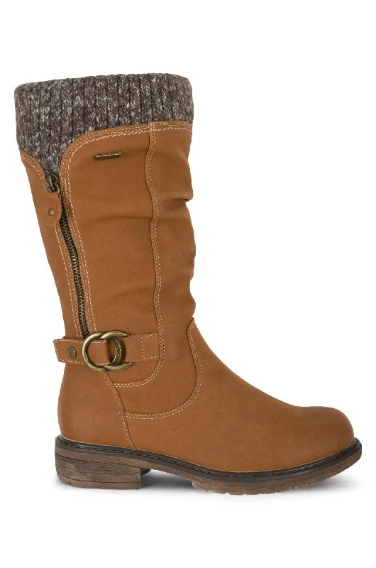 Waterproof Mid Calf Boot | TAN | SPIRE ZZ