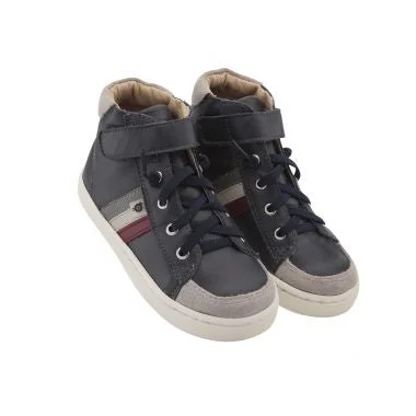 OldSoles Glambo High Top Navy w Stripe #6093