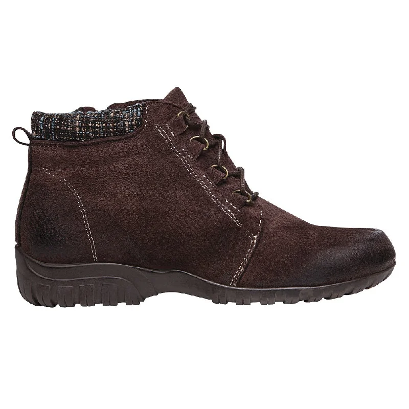 Propet Women's Delaney Suede Boots Brown