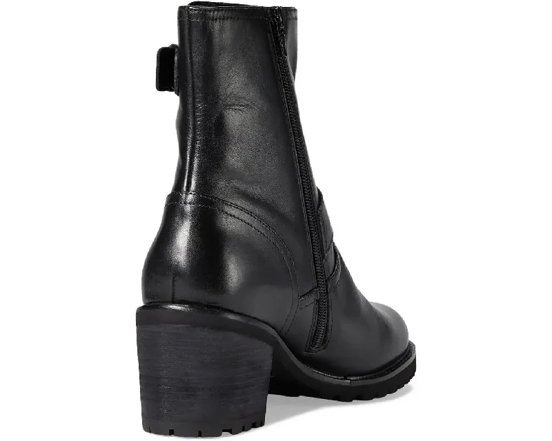 Seychelles Run Free Booties in Black Leather