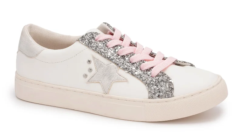 Supernova Silver Glitter Sneakers