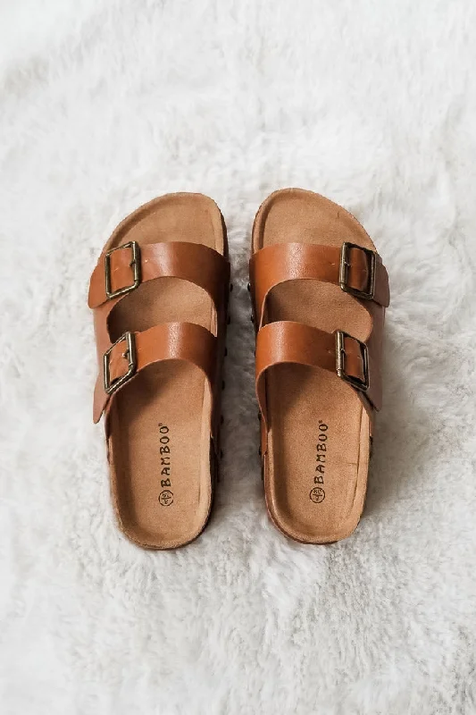 Blowout Platform Sandals- Tan