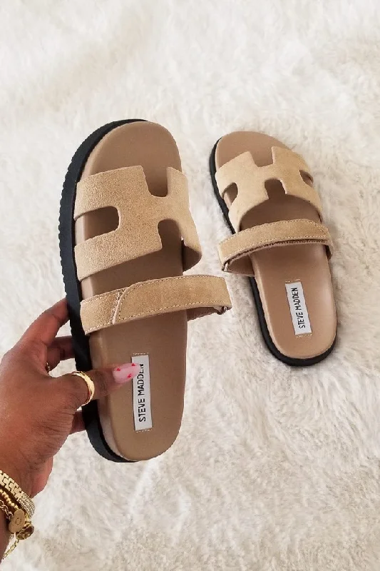 Steve Madden Mayven Sandals- Taupe