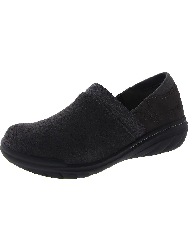 Betty Womens Suede Slip On Oxfords