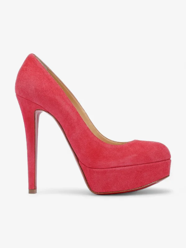 Christian Louboutin Bianca Heels 140 Pink Suede EU 36.5 UK 3.5